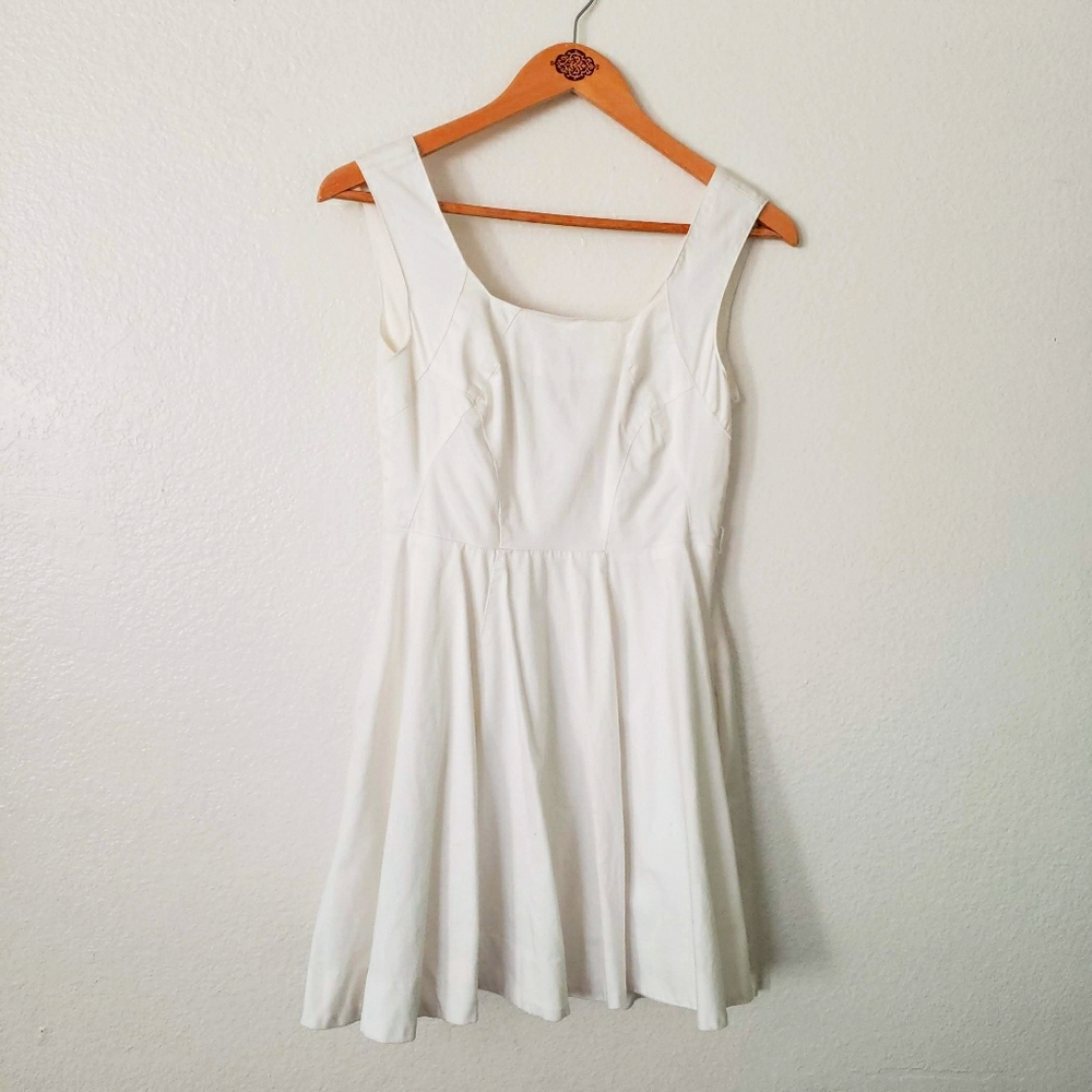 XOXO White Layered Casual Apron Dress Size 3/4